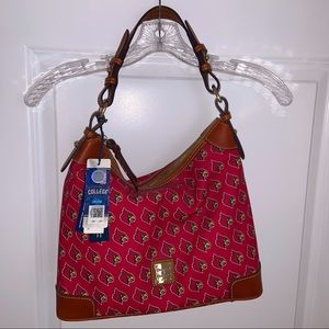 NWT Dooney & Bourke UofL LOUISVILLE CARDINALS Hobo Purse